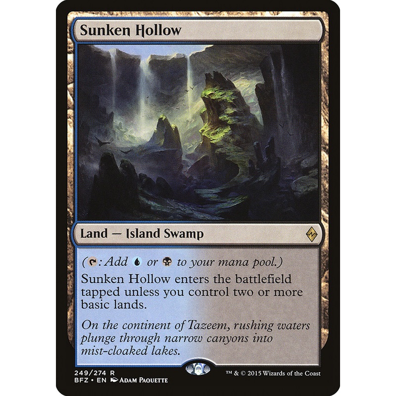 Sunken Hollow [Battle for Zendikar]