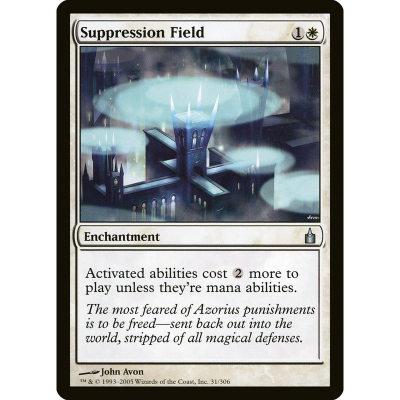 Suppression Field [Ravnica: City of Guilds]