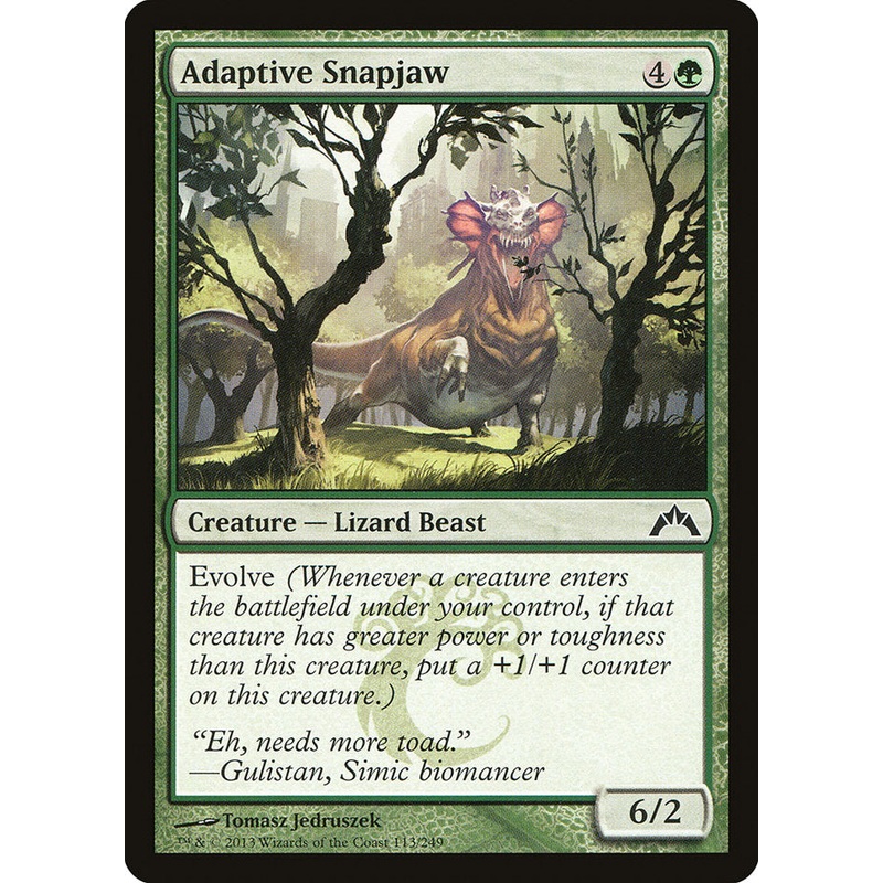 Adaptive Snapjaw [Gatecrash]