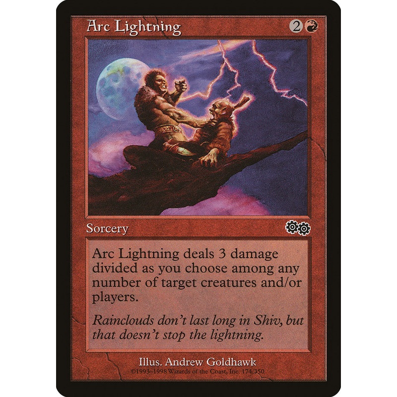 Arc Lightning [Urza's Saga]