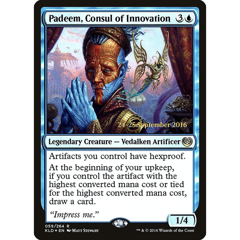 Padeem, Consul of Innovation [Kaladesh Prerelease Promos]