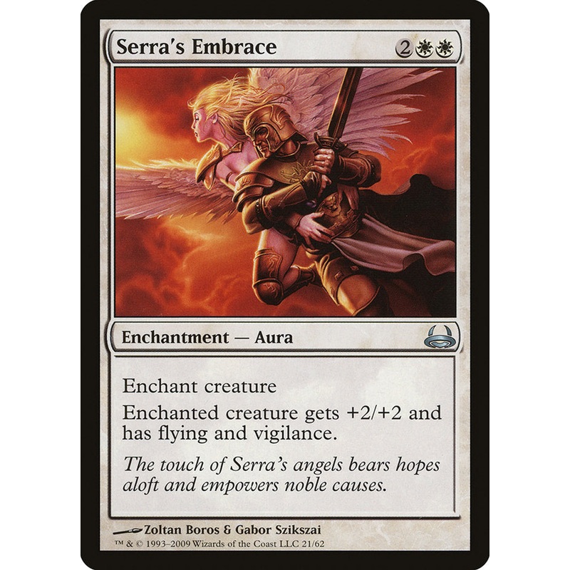 Serra's Embrace [Duel Decks: Divine vs. Demonic]