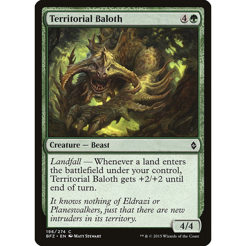 Territorial Baloth [Battle for Zendikar]