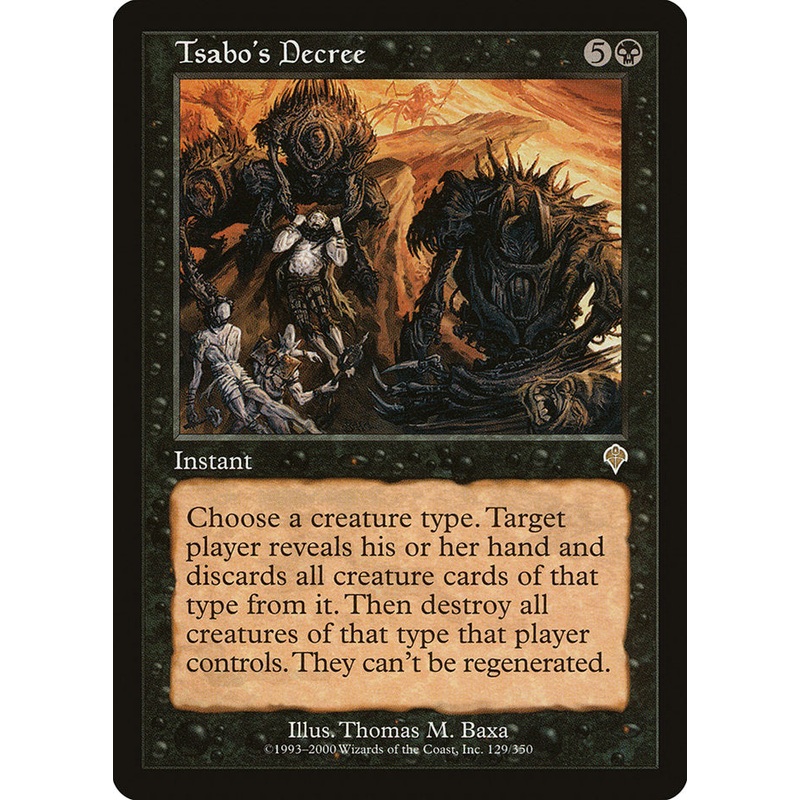 Tsabo's Decree [Invasion]