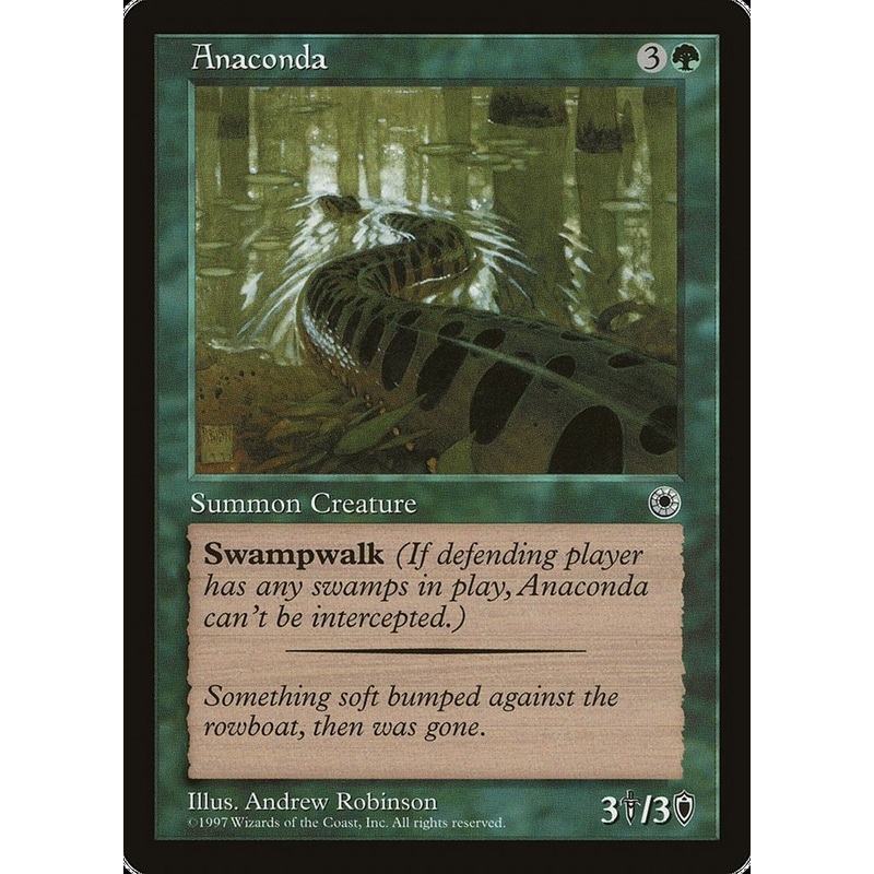 Anaconda (With Flavor Text) [Portal]