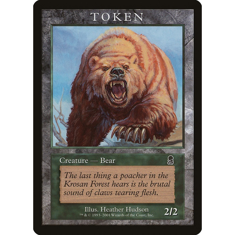 Bear Token [Magic Player Rewards 2001]