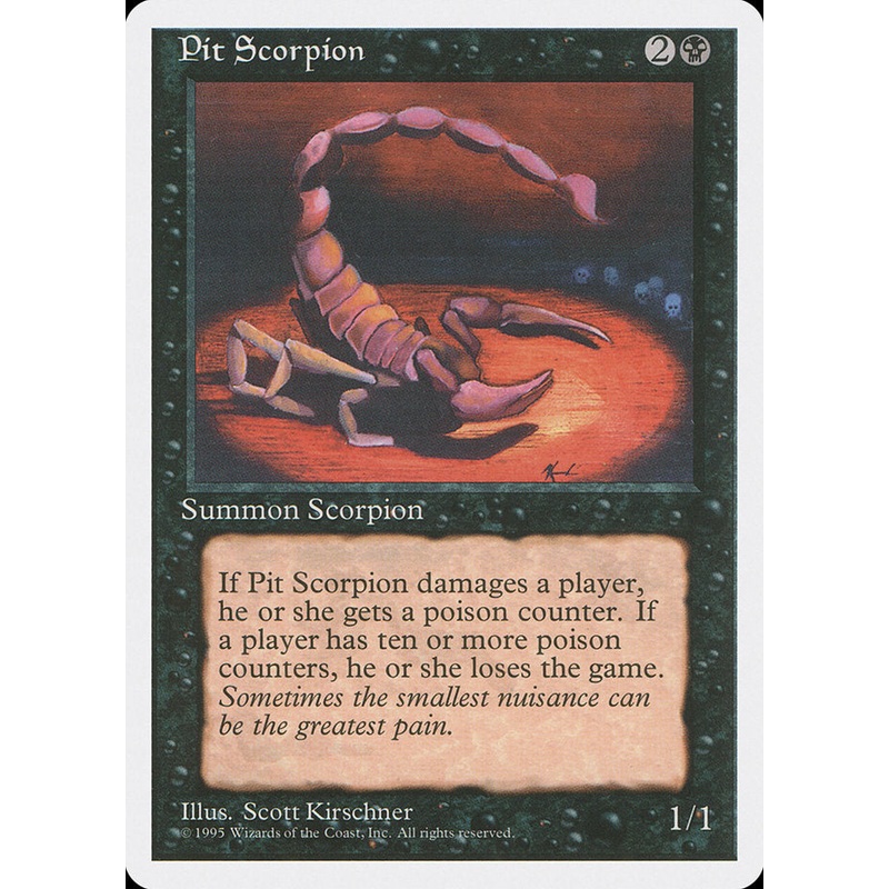 Pit Scorpion [Fourth Edition]
