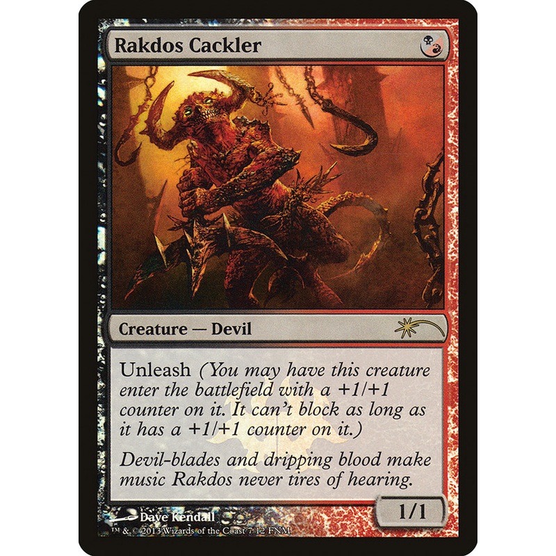 Rakdos Cackler [Friday Night Magic 2013]