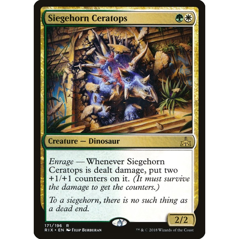 Siegehorn Ceratops [Rivals of Ixalan]