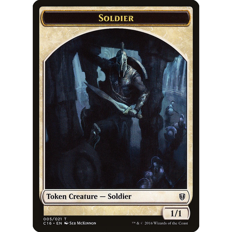 Soldier // Squid Double-Sided Token [Commander 2016 Tokens]