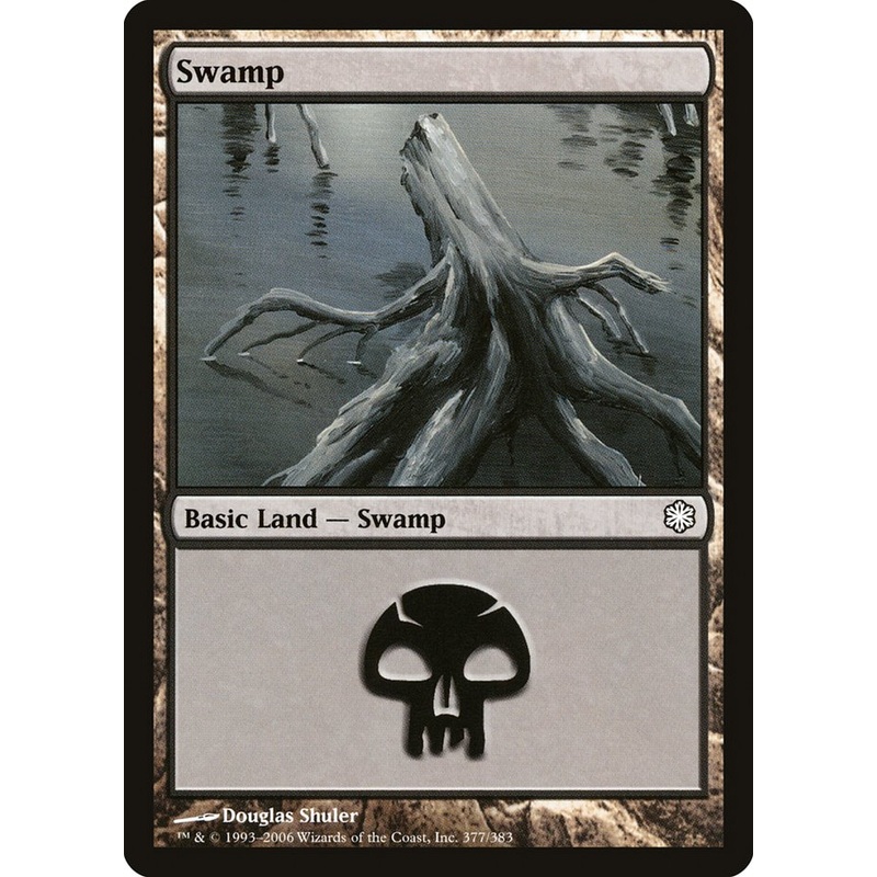 Swamp (377) [Coldsnap Theme Decks]