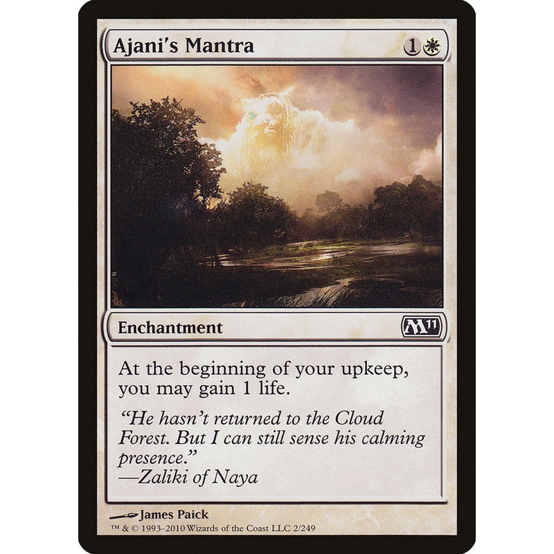 Ajani's Mantra [Magic 2011]