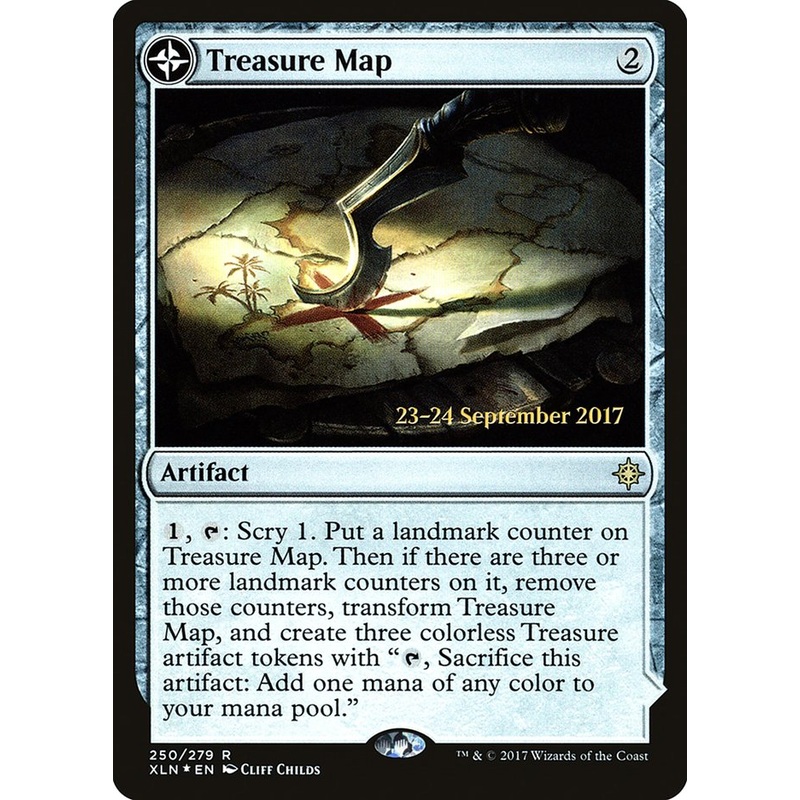 Treasure Map // Treasure Cove [Ixalan Prerelease Promos]