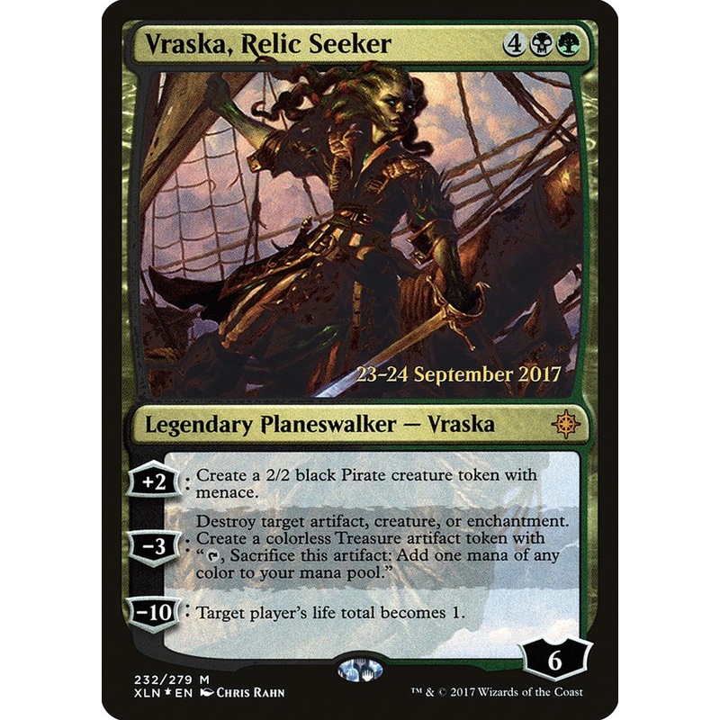Vraska, Relic Seeker [Ixalan Prerelease Promos]