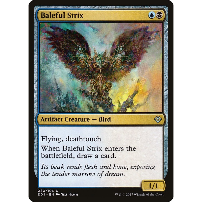 Baleful Strix [Archenemy: Nicol Bolas]