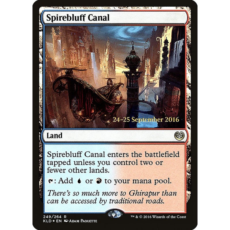 Spirebluff Canal [Kaladesh Prerelease Promos]