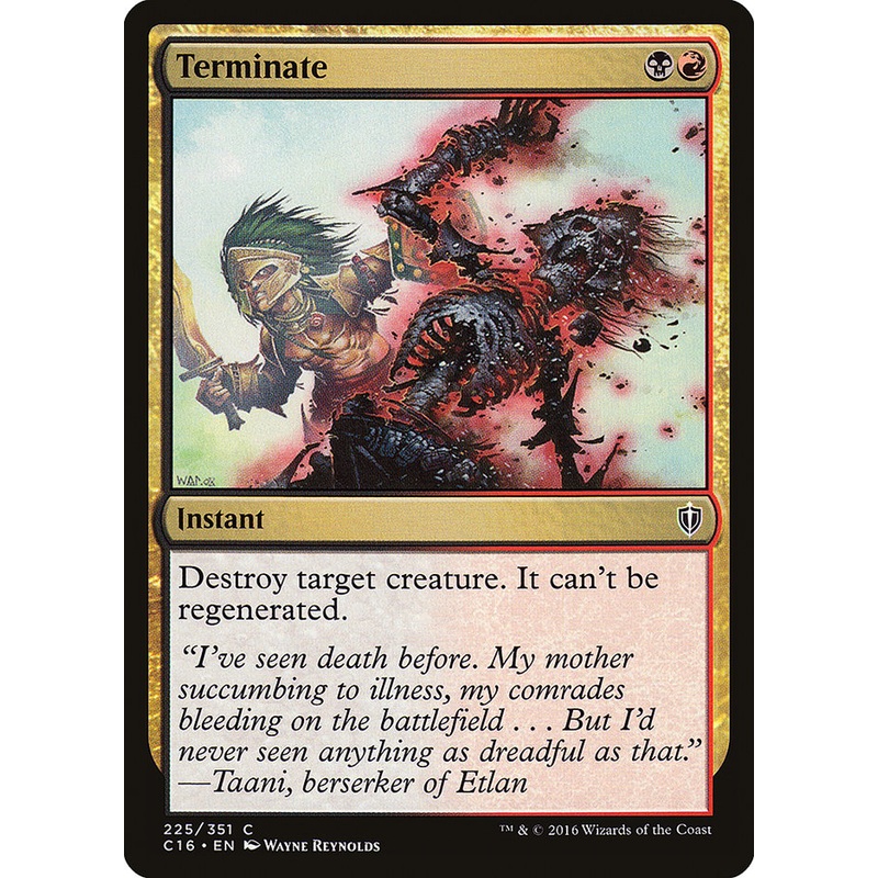 Terminate [Commander 2016]