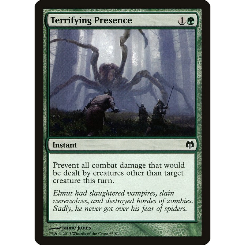 Terrifying Presence [Duel Decks: Heroes vs. Monsters]