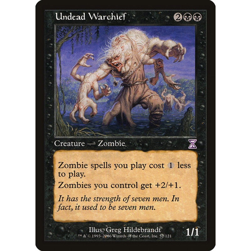 Undead Warchief [Time Spiral Timeshifted]