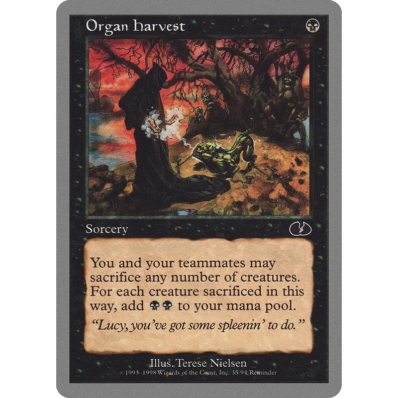 Organ Harvest [Unglued]
