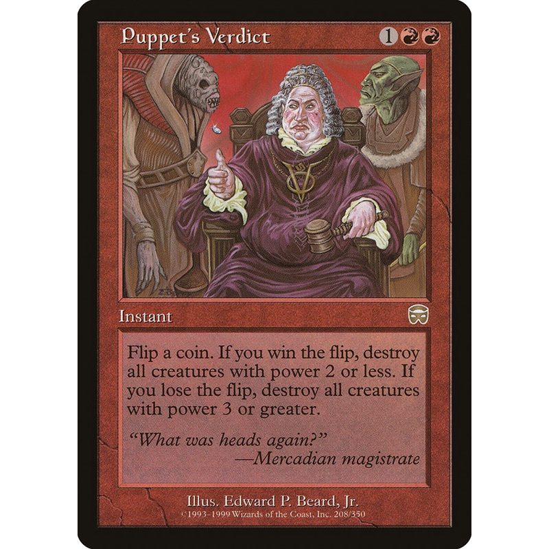 Puppet's Verdict [Mercadian Masques]