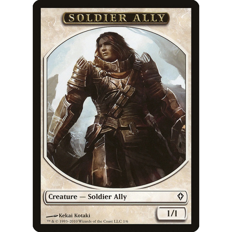 Soldier Ally Token [Worldwake Tokens]