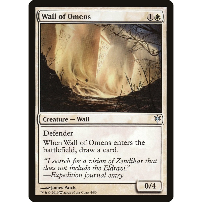 Wall of Omens [Duel Decks: Sorin vs. Tibalt]