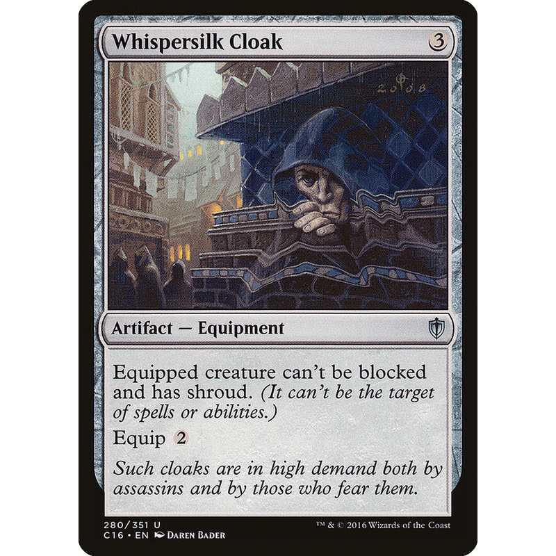 Whispersilk Cloak [Commander 2016]