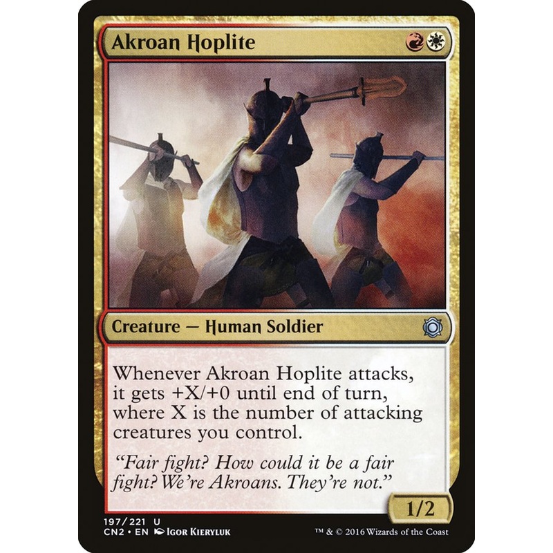 Akroan Hoplite [Conspiracy: Take the Crown]