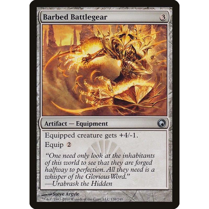 Barbed Battlegear [Scars of Mirrodin]