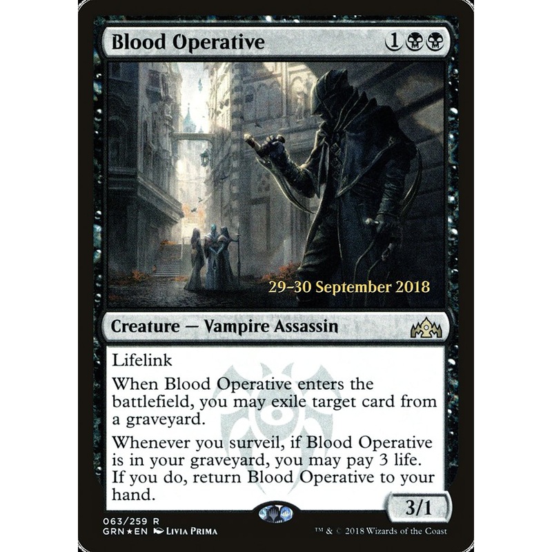 Blood Operative [Guilds of Ravnica Prerelease Promos]