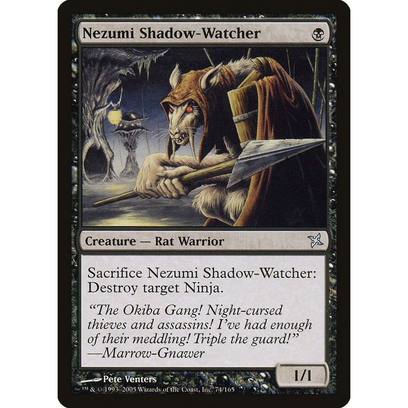Nezumi Shadow-Watcher [Betrayers of Kamigawa]