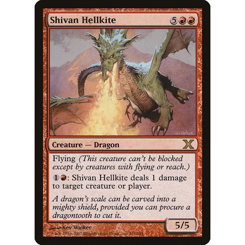 Shivan Hellkite [Tenth Edition]