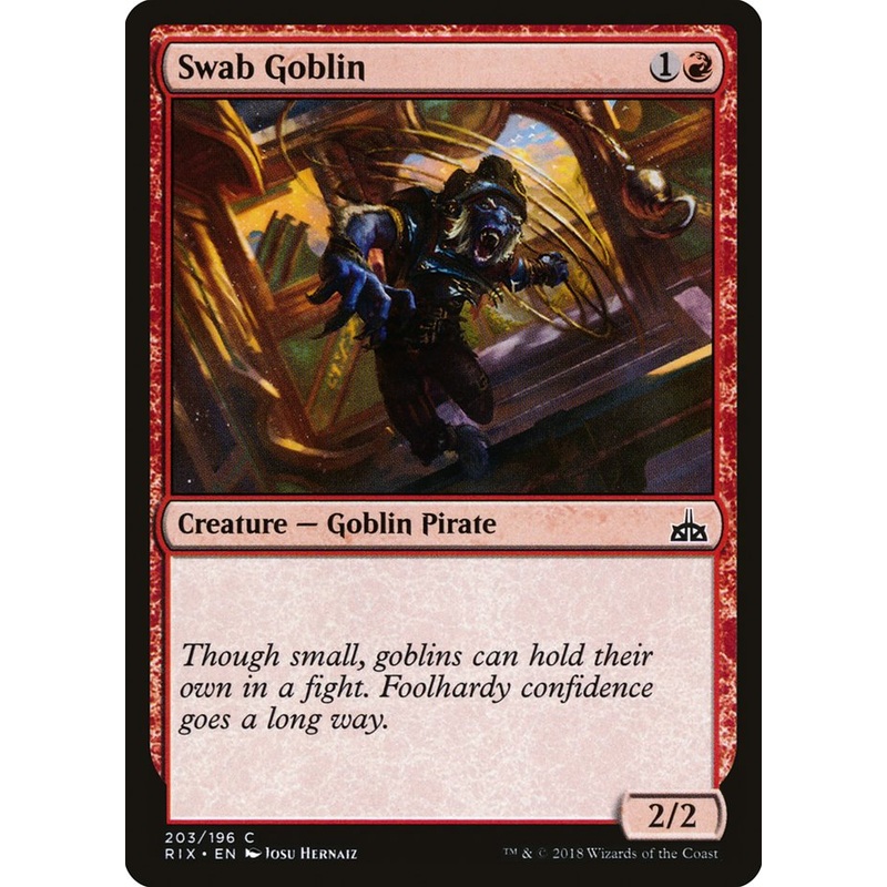 Swab Goblin [Rivals of Ixalan]