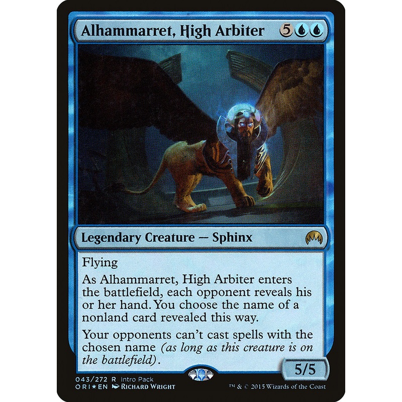 Alhammarret, High Arbiter (Intro Pack) [Magic Origins Promos]