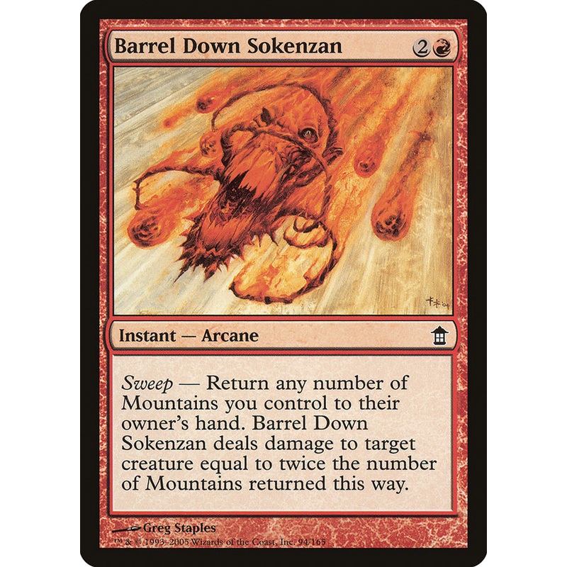 Barrel Down Sokenzan [Saviors of Kamigawa]