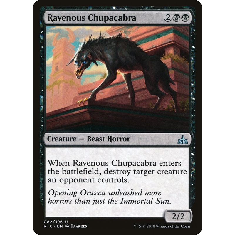 Ravenous Chupacabra [Rivals of Ixalan]