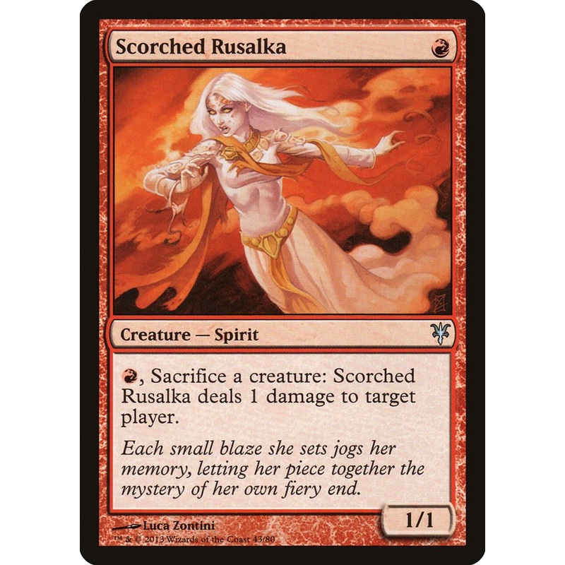 Scorched Rusalka [Duel Decks: Sorin vs. Tibalt]
