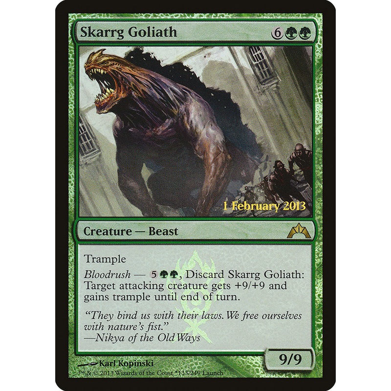 Skarrg Goliath (Launch) [Gatecrash Prerelease Promos]