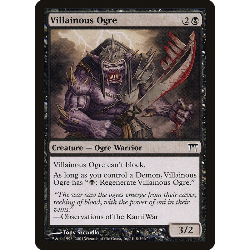 Villainous Ogre [Champions of Kamigawa]