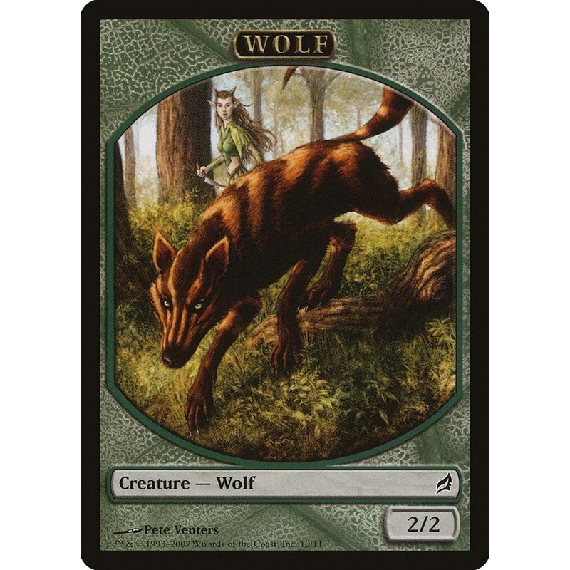 Wolf Token [Lorwyn Tokens]