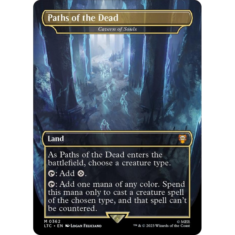 Paths of the Dead - Cavern of Souls (Surge Foil Realms and Relics) [The Lord of the Rings: Tales of Middle-Earth Commander]