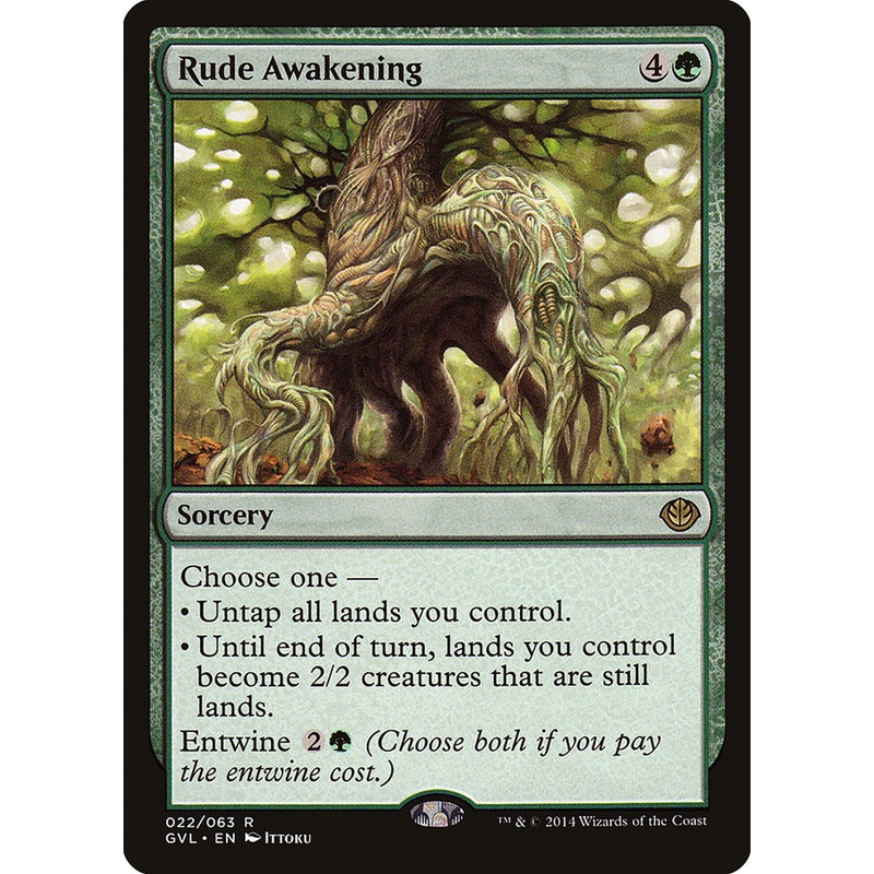 Rude Awakening (Garruk vs. Liliana) [Duel Decks Anthology]
