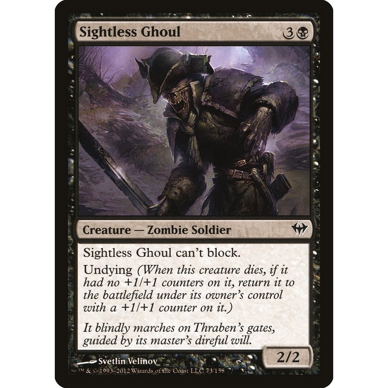Sightless Ghoul [Dark Ascension]