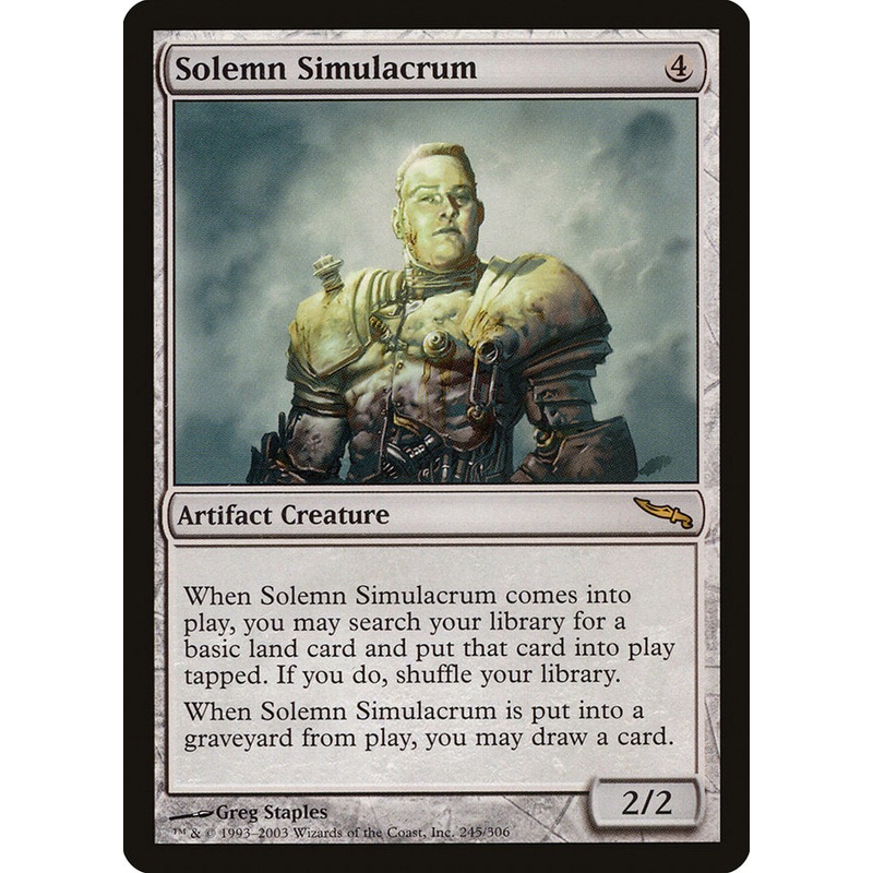 Solemn Simulacrum [Mirrodin]