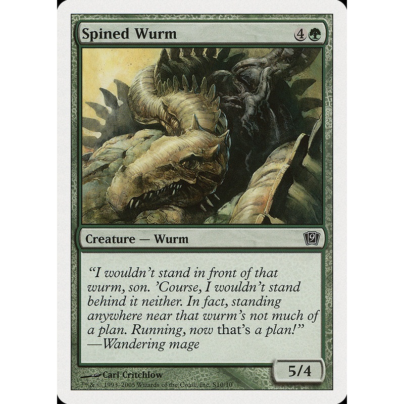 Spined Wurm [Ninth Edition]