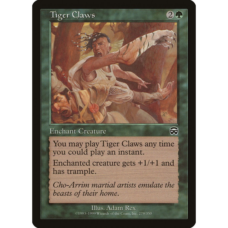 Tiger Claws [Mercadian Masques]