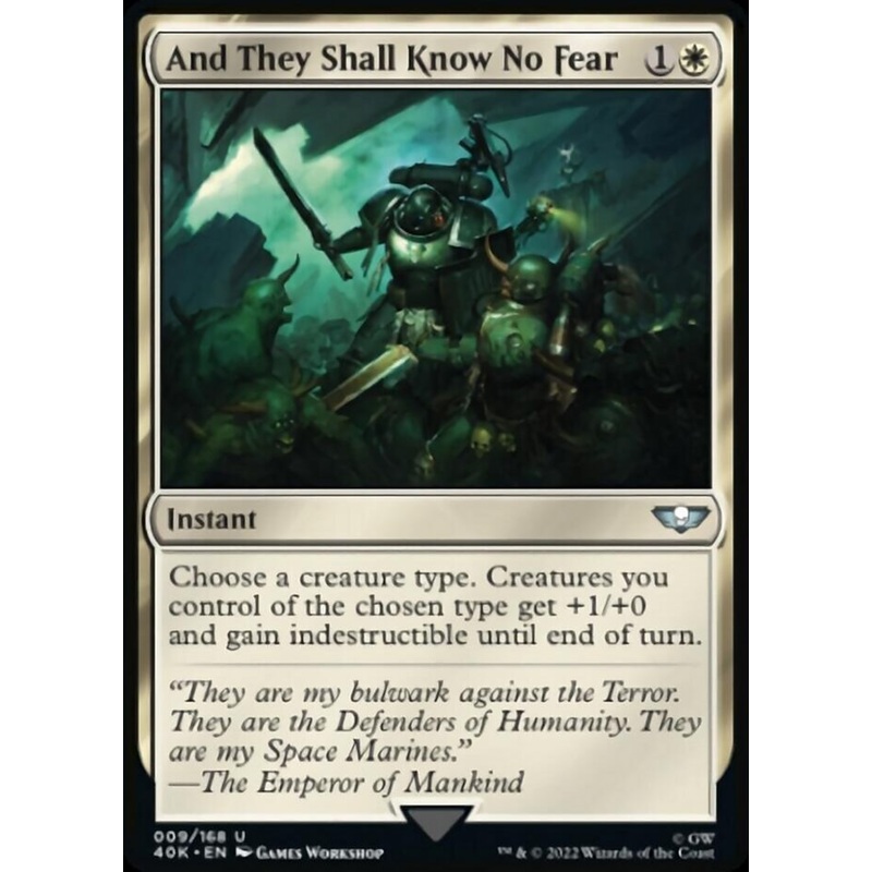 And They Shall Know No Fear [Warhammer 40,000]