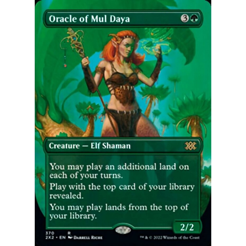 Oracle of Mul Daya (Borderless Alternate Art) [Double Masters 2022]