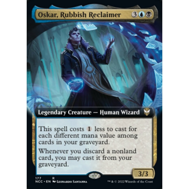 Oskar, Rubbish Reclaimer (Extended Art) [Streets of New Capenna Commander]